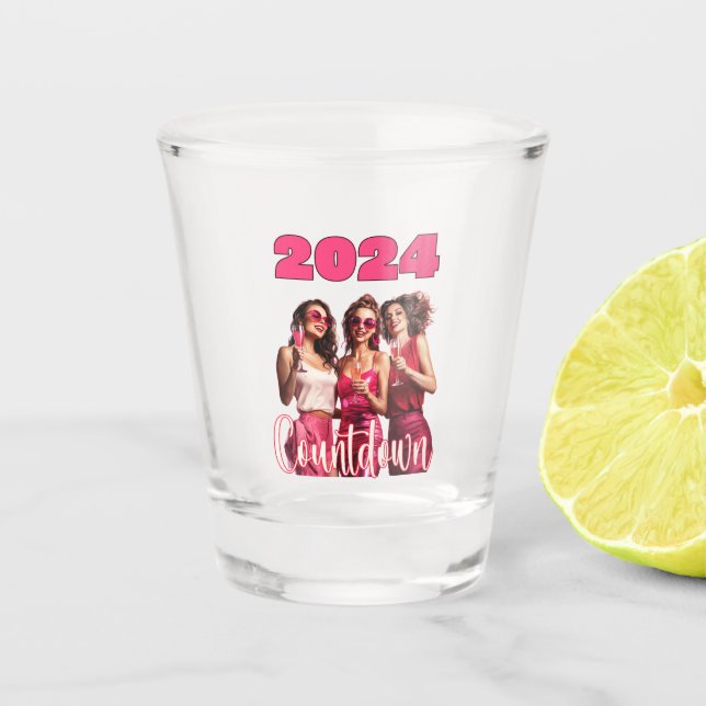 2024 Countdown Shot Glass (Front)