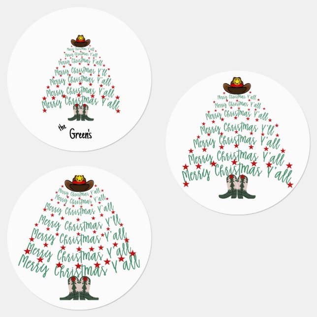 2024 Cowboy Christmas Tree Round (Group)