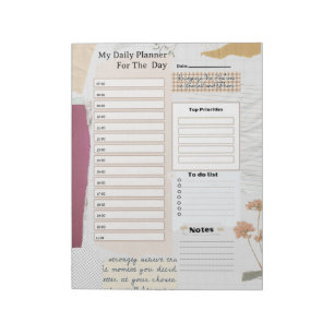 2024 Daily Planner One Page per Day To Do List Notepad