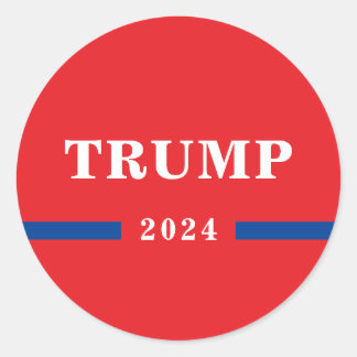 2024 Donald Trump Classic Round Sticker