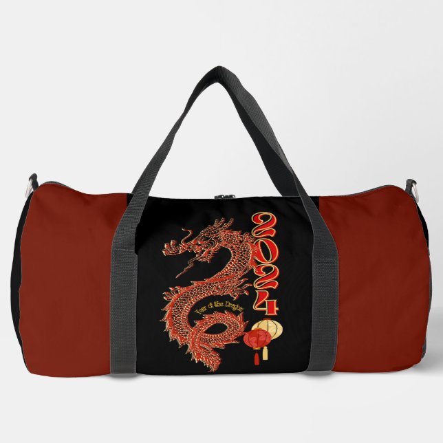 2024 Dragon Personalized Duffle Bag (Front)