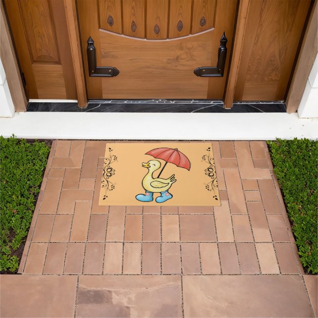 2024 Duck in Rain Boots  Doormat (Outdoor)