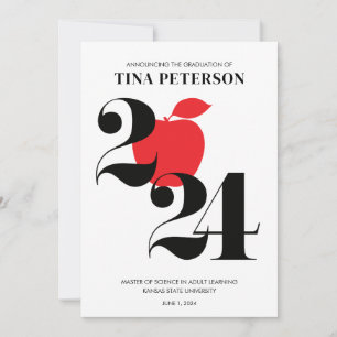 2024 Education Degree Graduation Announcement