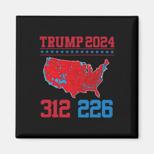 2024 Electoral Map 312 Red 2024 Election Results M Magnet