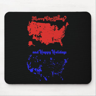 2024 Electoral Map Merry Christmas Trump Landslide Mouse Pad