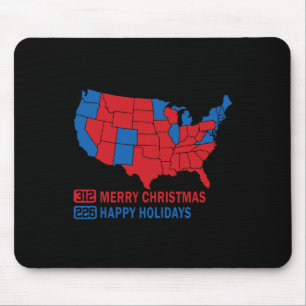 2024 Electoral Map Merry Christmas Trump Landslide Mouse Pad