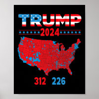 2024 Electoral Map Trump 312 Red 2024 Election Res