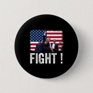 2024 Fight For Men Women Vote Trump 2024 2 Inch Round Button
