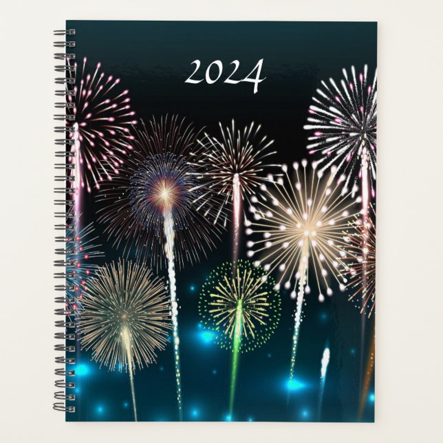 2024 Fireworks New Year Planner (Front)