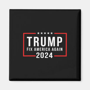 2024 Fix America Again Donald Trump 2024  Magnet