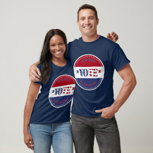 2024 For God and Country USA Flag VOTE T-Shirt