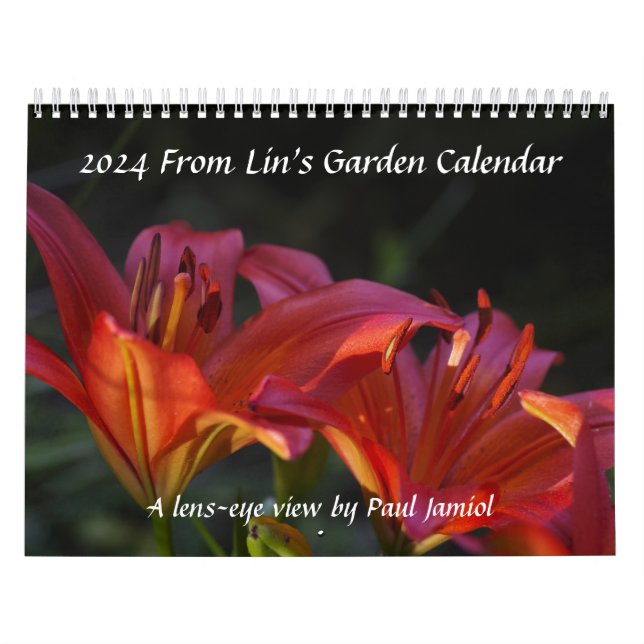 2024 From Lin's Garden Calendar (Cover)