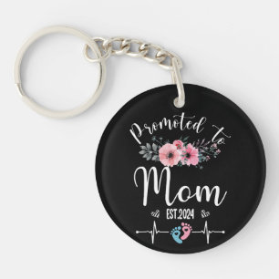 2024 Funny With Floral Mother Day Keychain