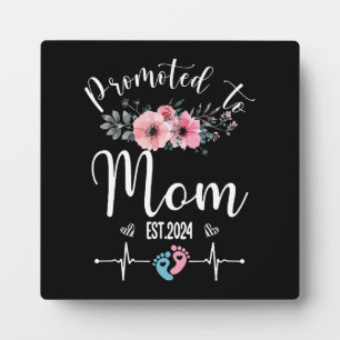  2024 Funny With Floral Mother Day Plaque