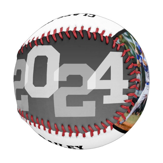 2024 GRAD Athlete Photo Graduation Keepsake Baseball (Front Right)