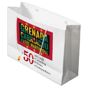 2024 GRENADIAN 50th Anniversary Independence Large Gift Bag
