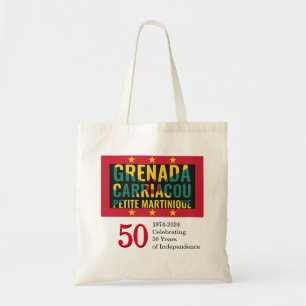 2024 GRENADIAN 50th Anniversary Independence Tote Bag