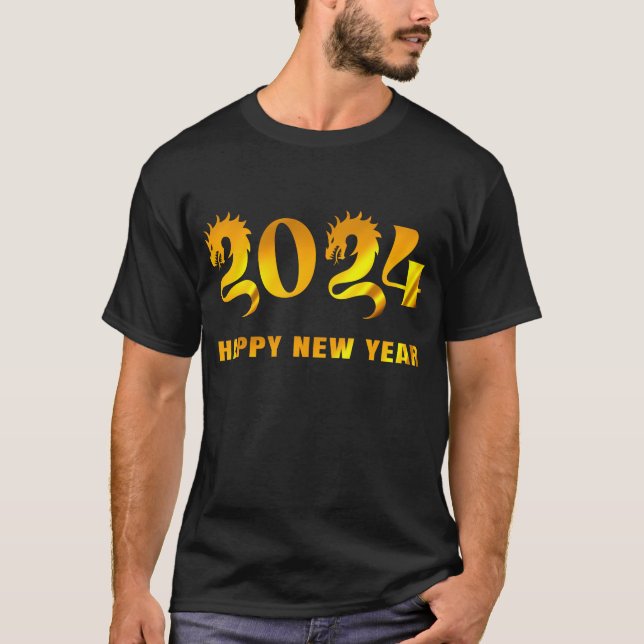2024 HAPPY NEW YEAR T-Shirt (Front)