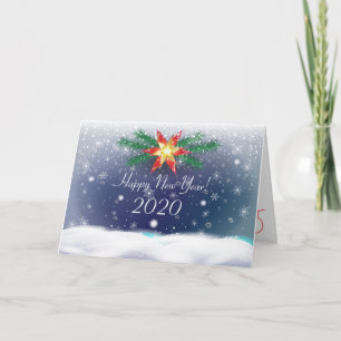 2024 Happy New Year! Winter Holiday Festive Card