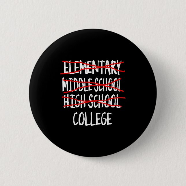 2024 high school graduation shirt - funny high 2 inch round button (Front)