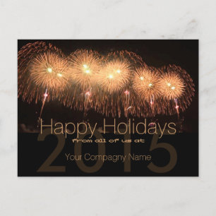 2024 Holidays Customizable Corporate postcard 5