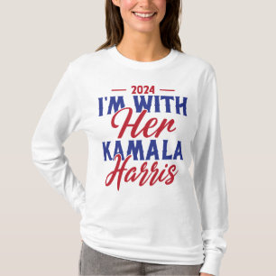 2024 I am with her Kamala Harris  T-Shirt