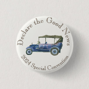 2024 JW Convention Declare the Good News 1 Inch Round Button
