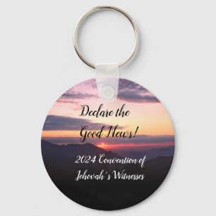 2024 JW Convention Sunset customizable Keychain