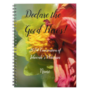 2024 JW Declare the Good News and name Notebook
