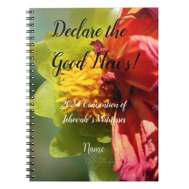 2024 JW Declare the Good News and name  Notebook (Front)