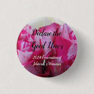 2024 JW Declare the Good News customize 1 Inch Round Button