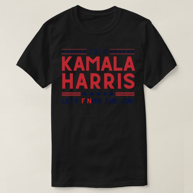 2024 Kamala Finit Le Job TShirt 2 (Design devant)