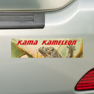 2024 KAMALA HARRIS kameleon CHAMELEON Lizard Bumper Sticker