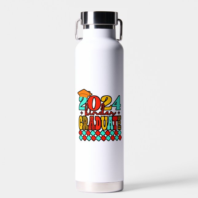 2024 Kinder Graduate  Water Bottle (Front)