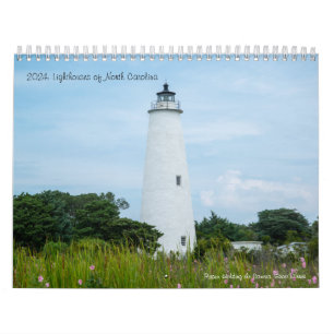 2024: Lighthouses of North Carolina Calendar (Med)