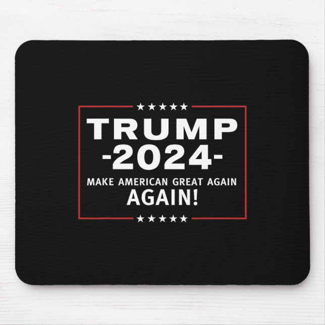 2024 Make America Great All Over Again Magaa  Mouse Pad (Front)