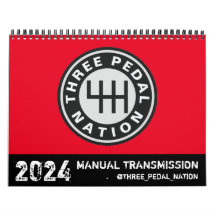 2024 MANUAL TRANSMISSION CALENDAR