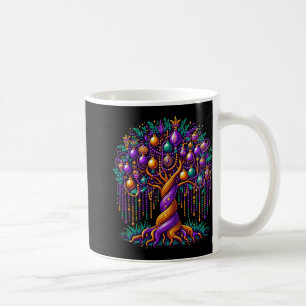 2024 Mardi Gras Tree Beads New Orleans Festival Be Coffee Mug
