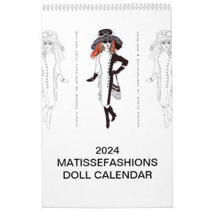 2024 MatisseFashions Illustration Calendar