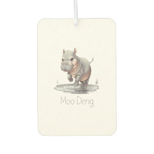 2024 Moo Deng T-Shirt Air Freshener