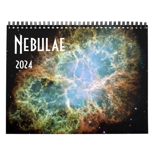 2024 NASA Space Nebulae  Astronomy Stars Calendar (Cover)