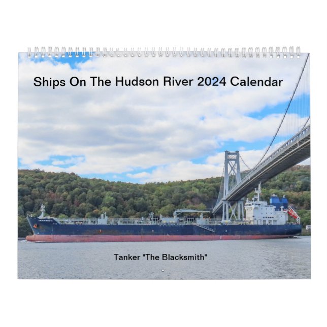 2024 Navires Sur Le Calendrier De La Rivière Hudso (Protection)