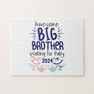 2024 New Big Brother Waiting for Baby Sibling Jigsaw Puzzle
