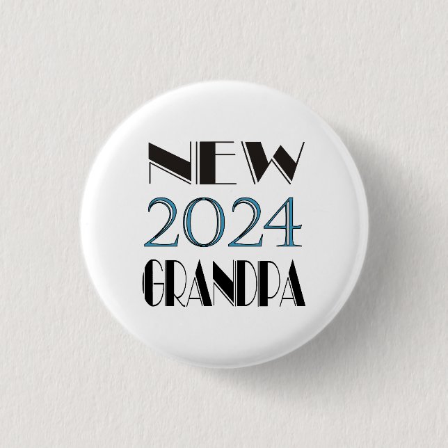 2024 New Grandpa Button (Front)