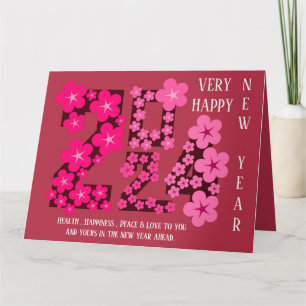 2024 NEW YEAR GREETING FROM SISTER CARD