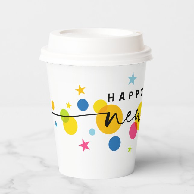 2024 New Year  Paper Cups (Front)