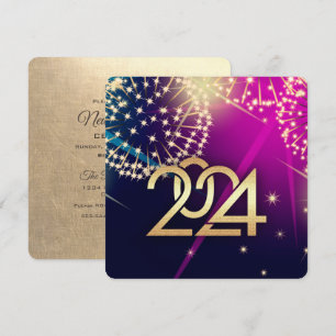 2024 New Year's Eve Party Custom Invitations