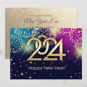 2024 New Year's Eve Party Invitation