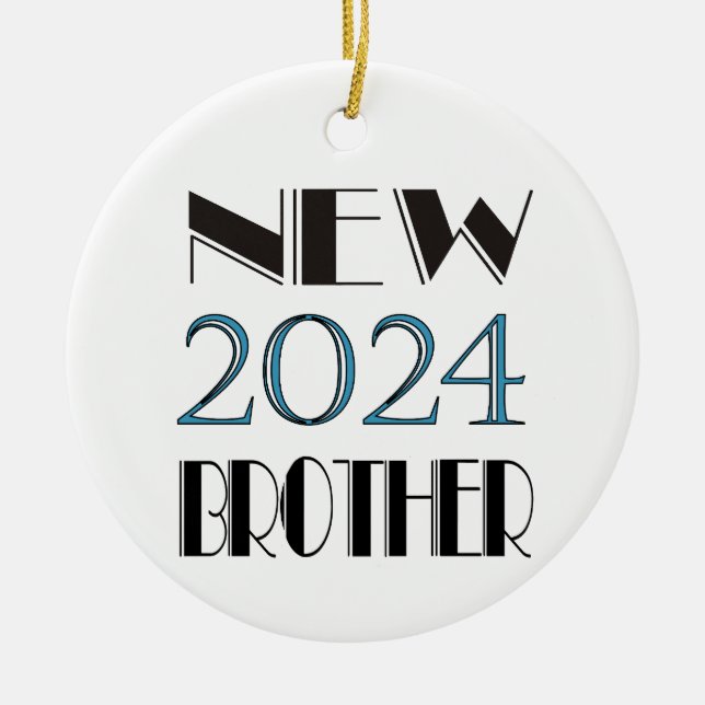 2024 Nouveau ornement en céramique Brother (Devant)