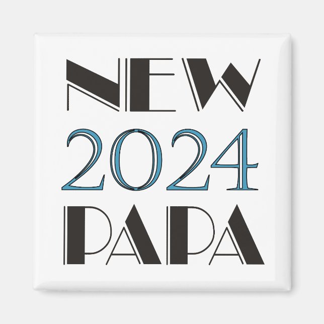 2024 Nouveau Papa Magnet (Devant)